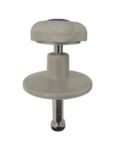 KIT METALICA 33mm LARGO. INCLUYE: VÁSTAGO, MANILLA PLÁSTICA Y CUBRE FALLA DESLIZANTE PLÁSTICO GRIS.